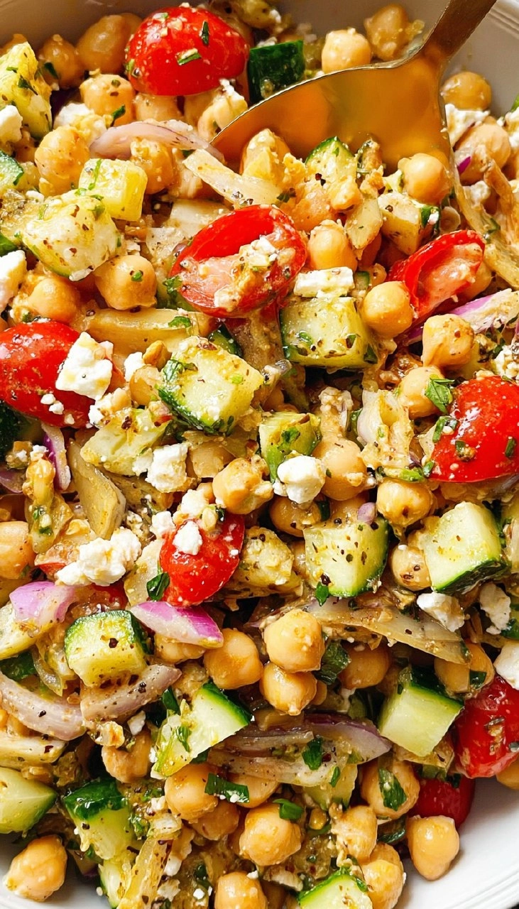 Mediterranean Chickpea Salad