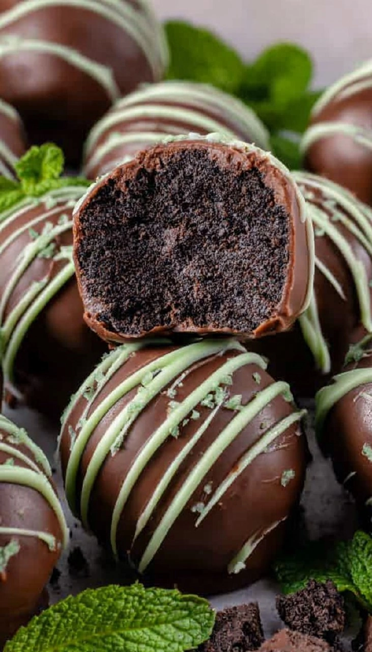 Mint Oreo Truffles