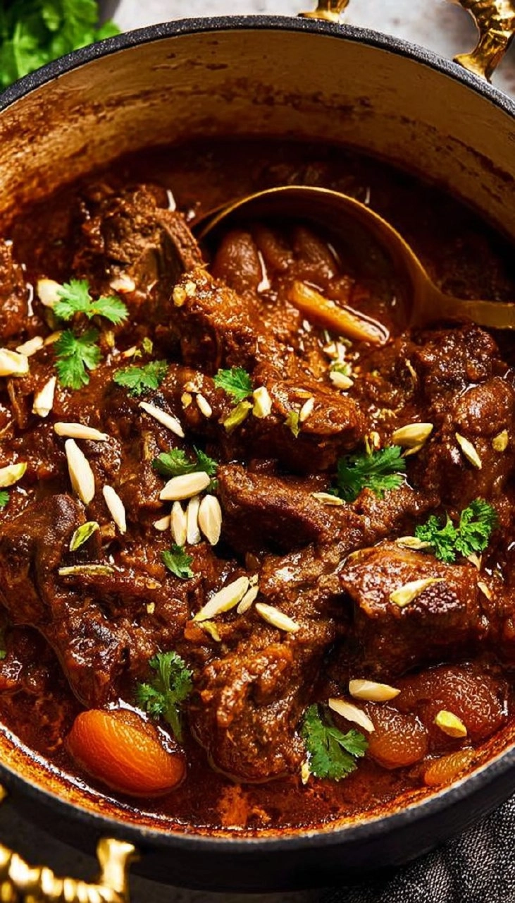 Moroccan Lamb Tagine | Slow-Braised Easter Centerpiece with Apricots & Spices