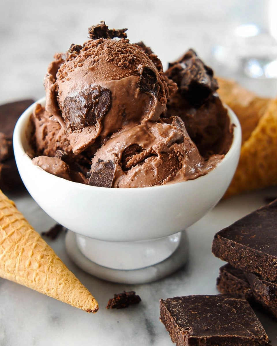 No Churn Chocolate Fudge Brownie Ice Cream 74 No Churn Chocolate Fudge Brownie Ice Cream