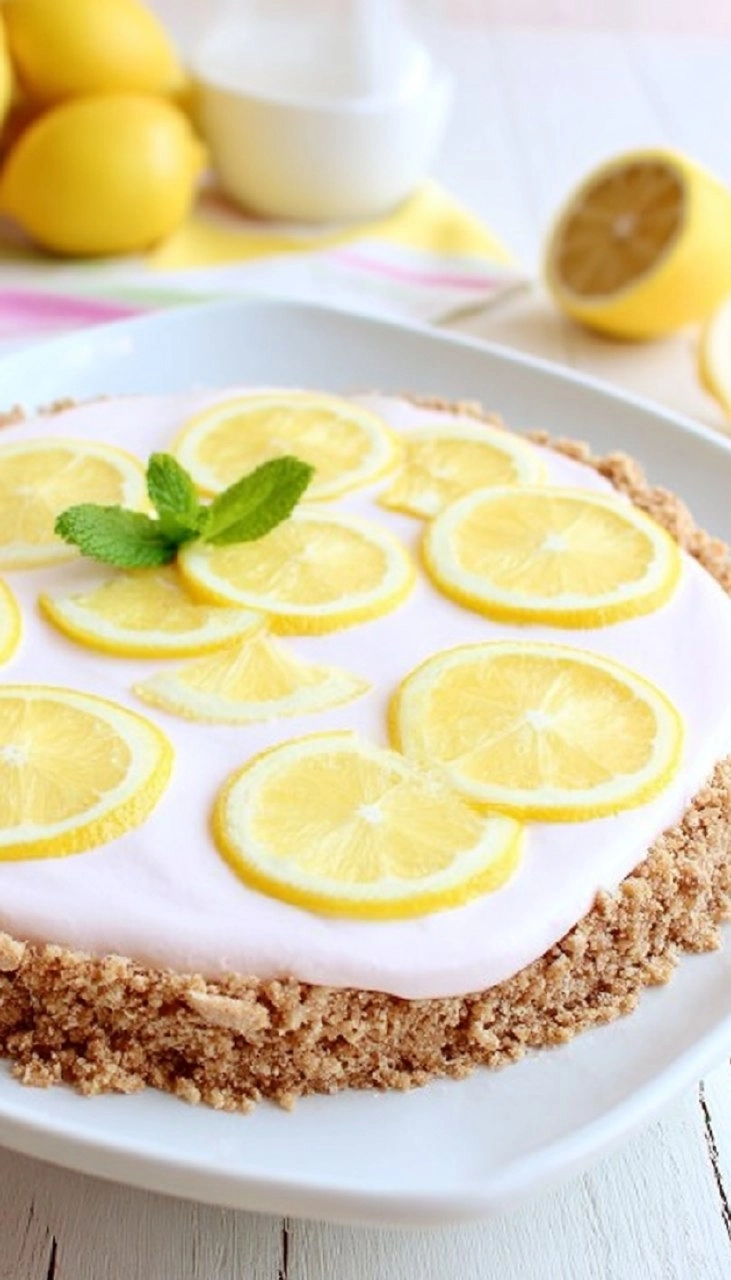 Pink Lemonade No-Bake Pie