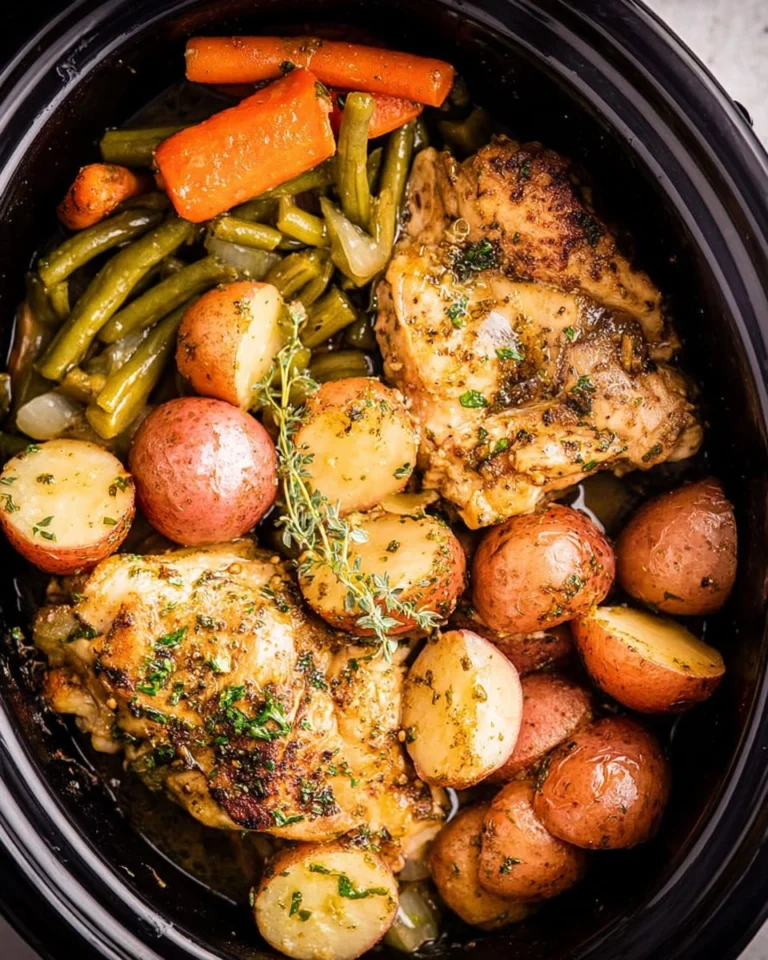 Slow-Cooker-Garlic-Butter-Chicken-and-Vegetables-Recipe