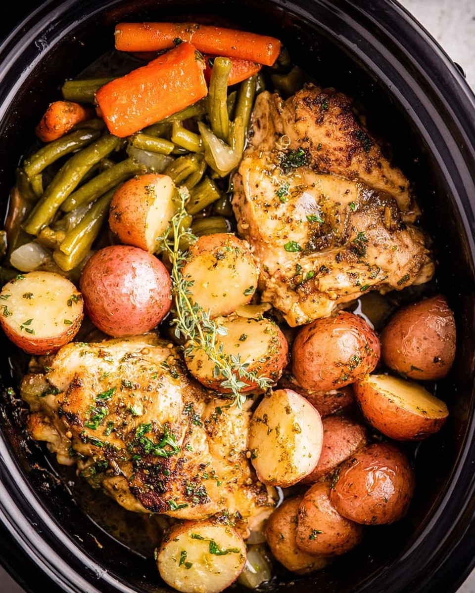 Slow Cooker Garlic Butter Chicken and Vegetables 90 Slow Cooker Garlic Butter Chicken and Vegetables
