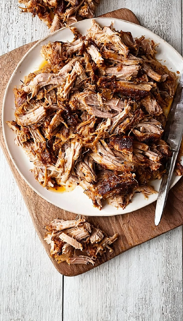 Slow Cooker Pulled Pork | Easy 6-Ingredient Set-It & Forget-It BBQ