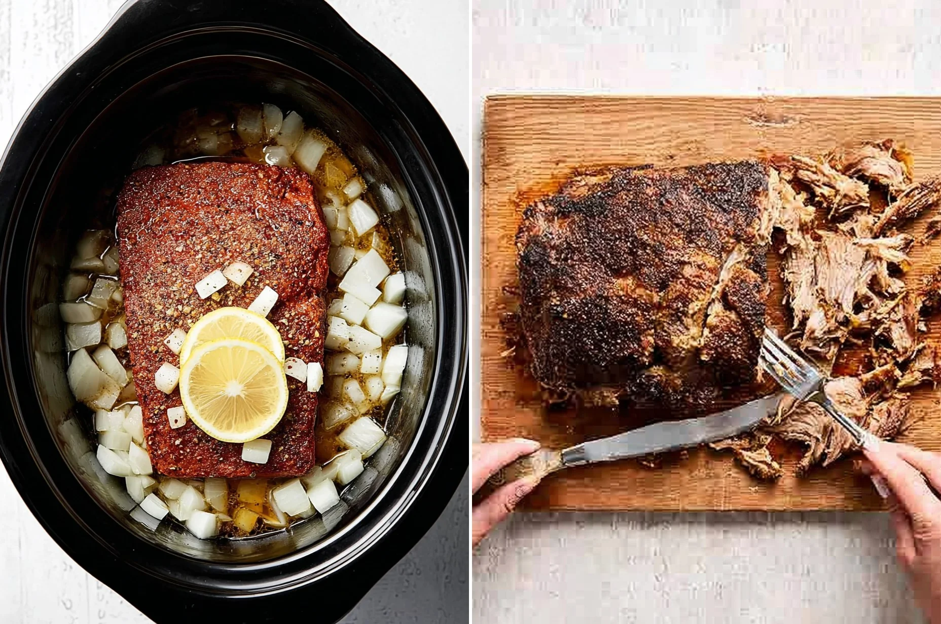 Slow Cooker Pulled Pork | Easy 6-Ingredient Set-It & Forget-It BBQ