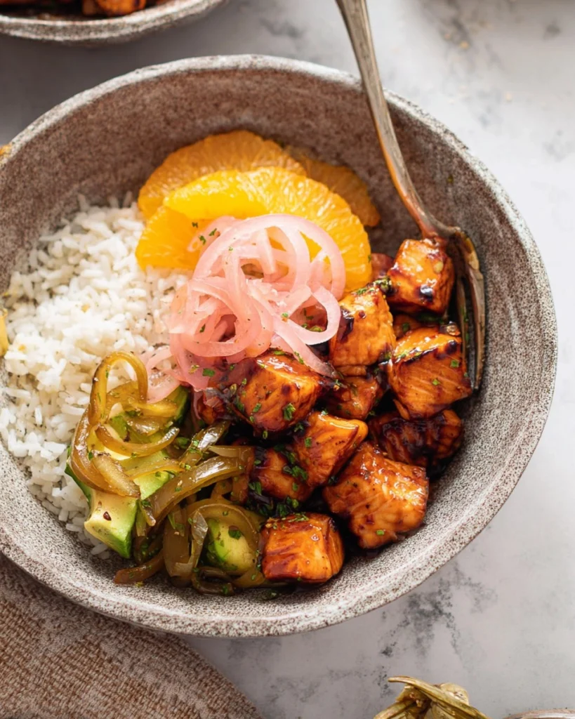 Sticky-Orange-Salmon-Bowls.-Recipe