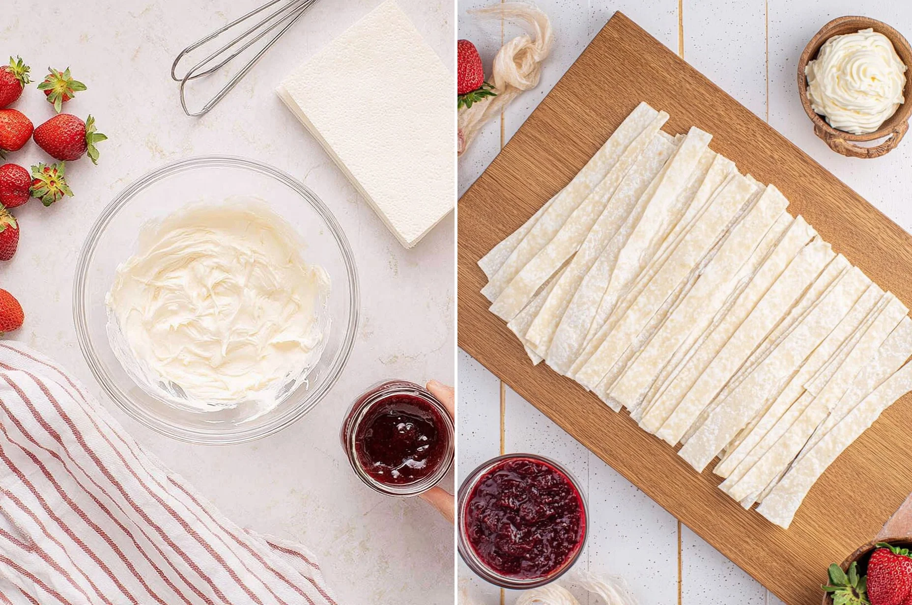 Strawberry Cream Cheese Danish | Easy Puff Pastry Breakfast Pastry