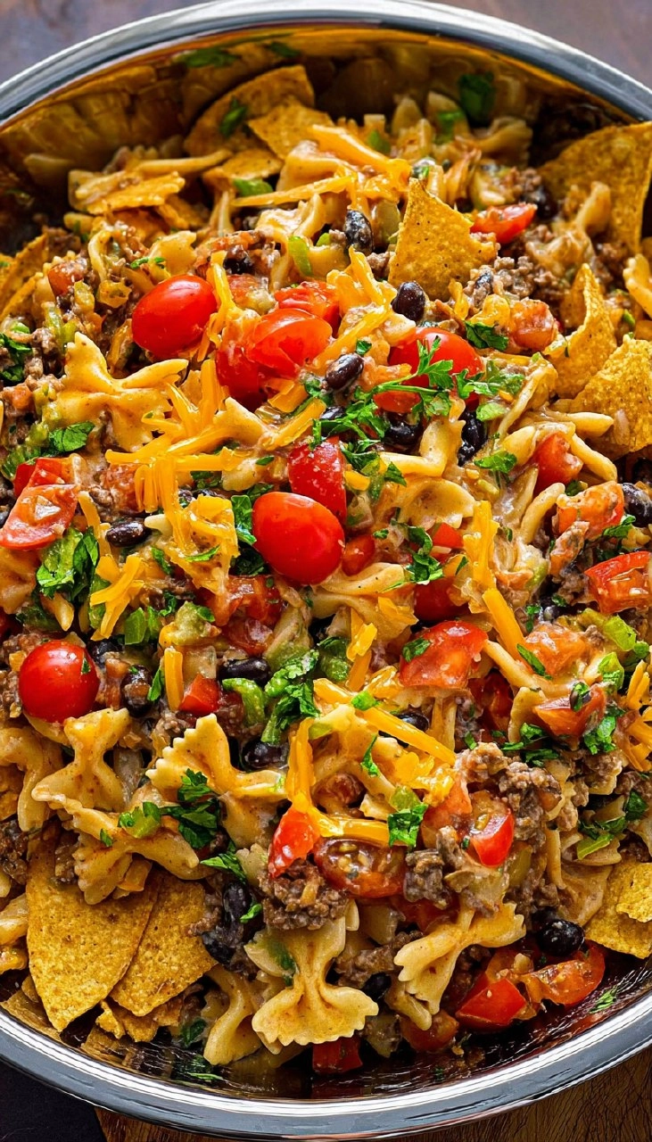 Taco Pasta Salad (Easy Summer Version)