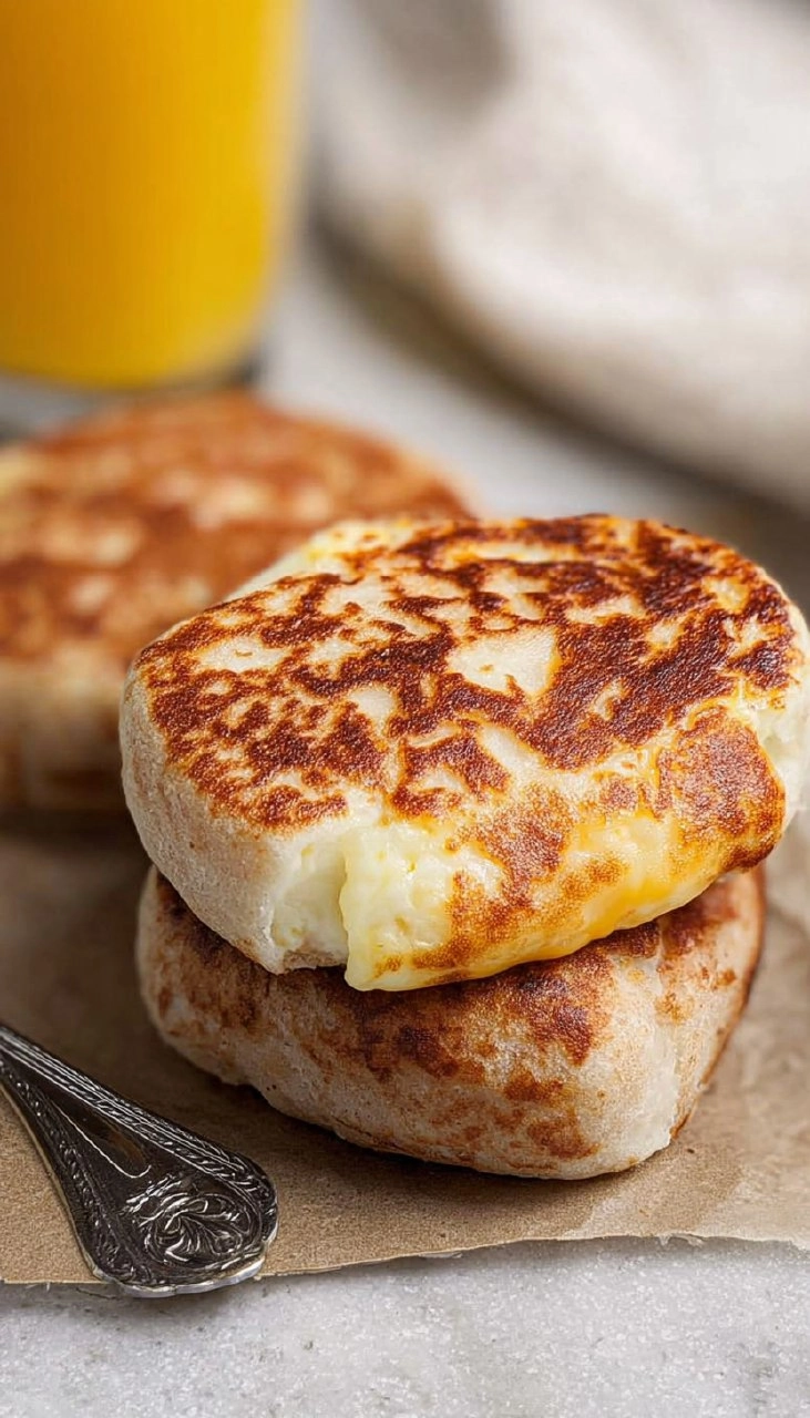 Breakfast Stuffed Cottage Cheese English Muffins (High-Protein!)