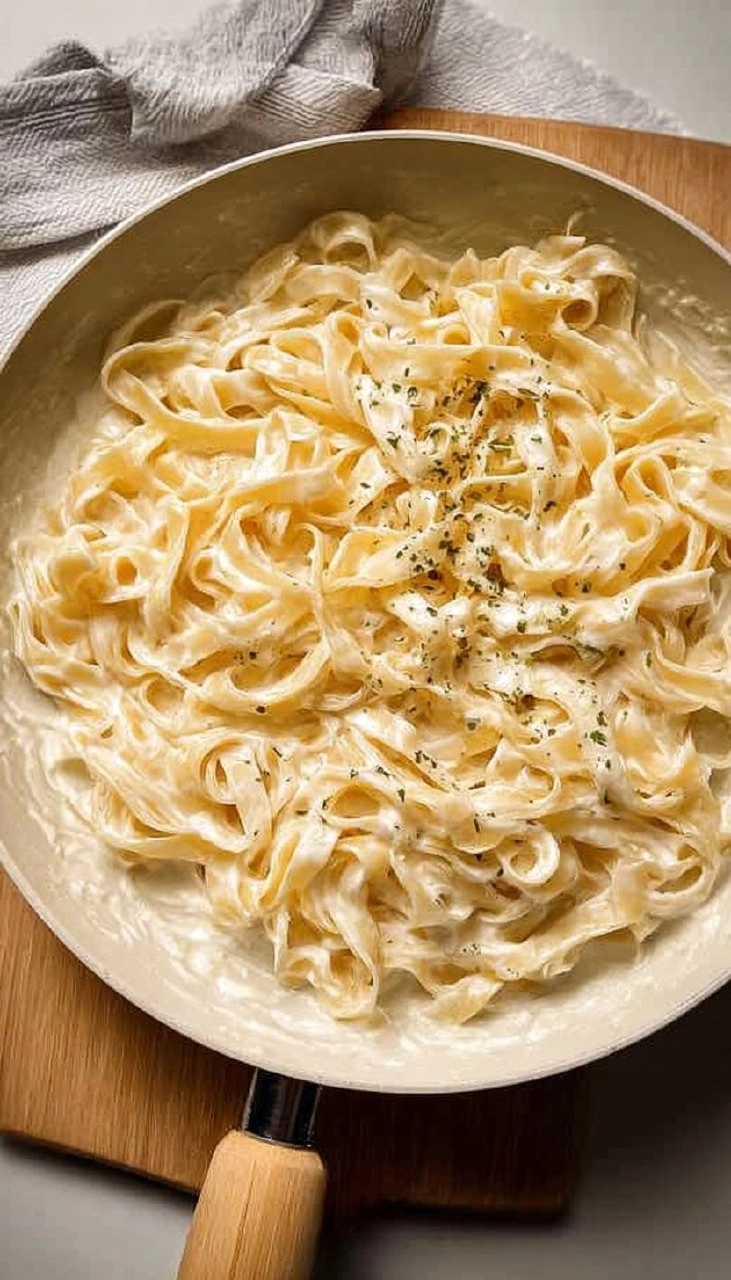 Cottage Cheese Alfredo (High Protein Pasta)