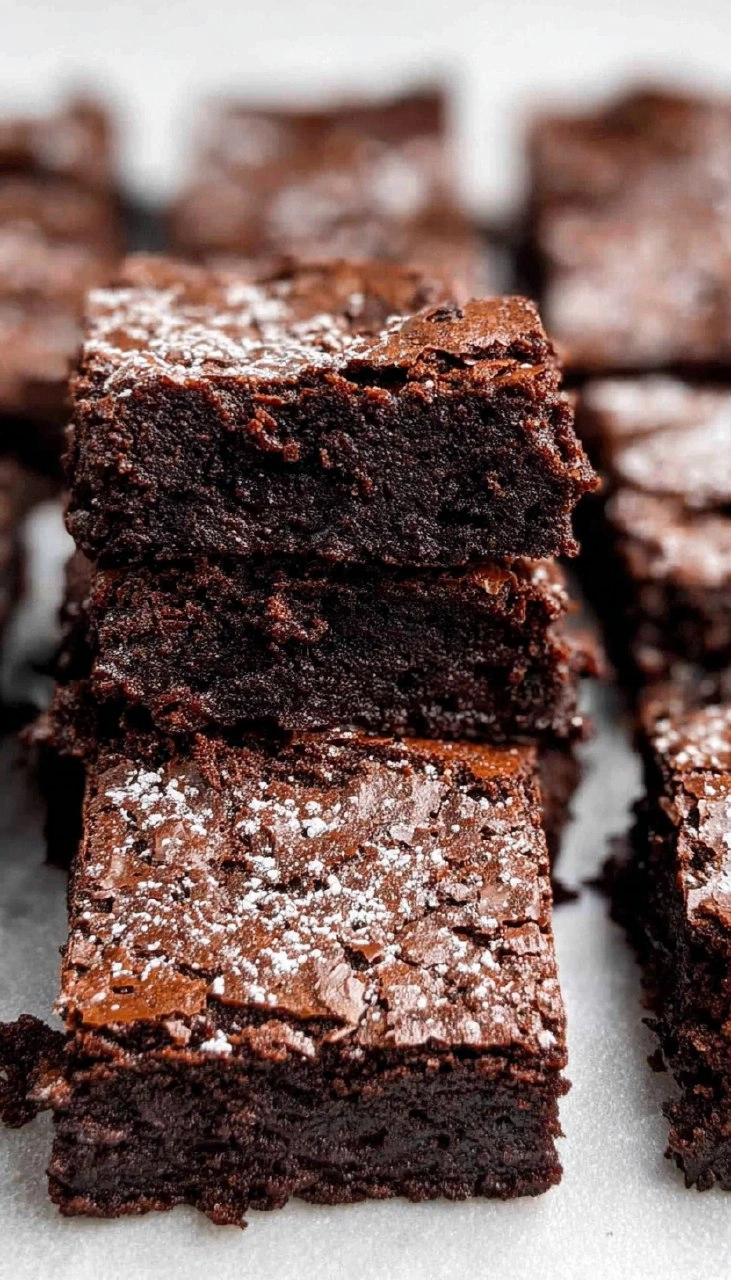 Fudgy Vegan Brownies (Applesauce Brownies)