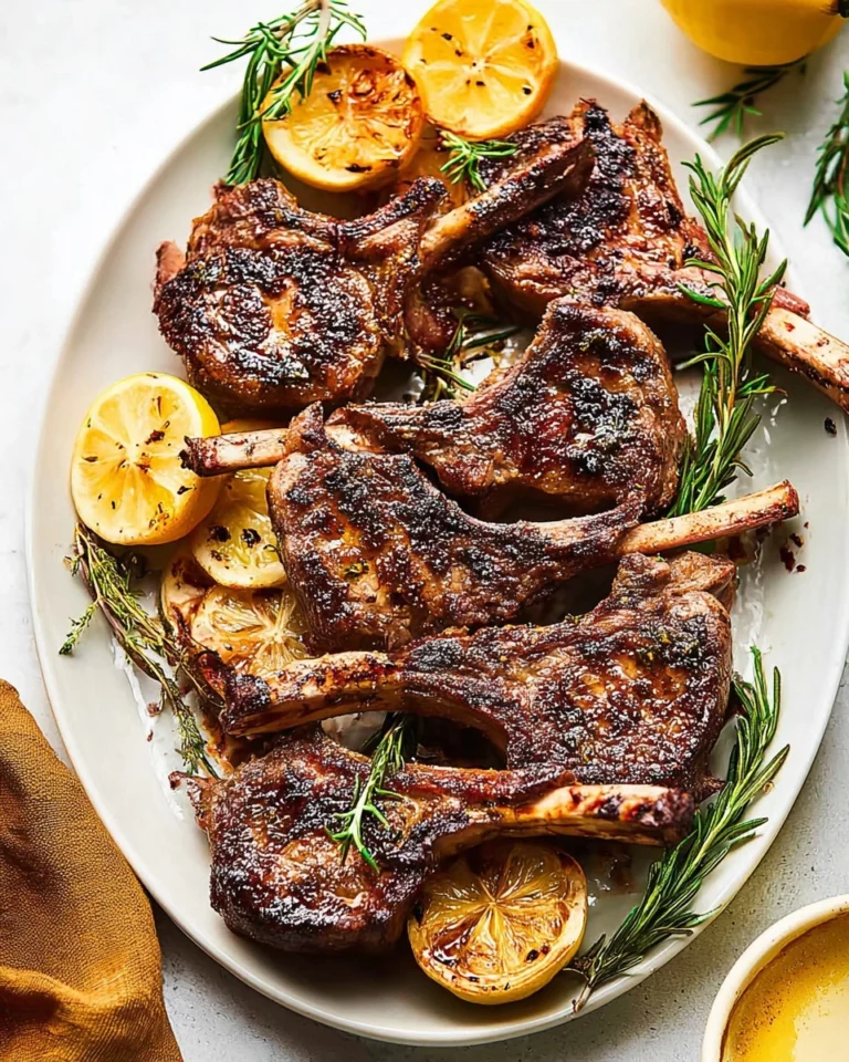 Garlic-Rosemary-Lamb-Chops-with-Lemon-Butter-Recipe