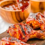 Grilled-BBQ-Chicken-Drumsticks-Sticky-Smoky-Summer-Cookout-Chicken-Recipe