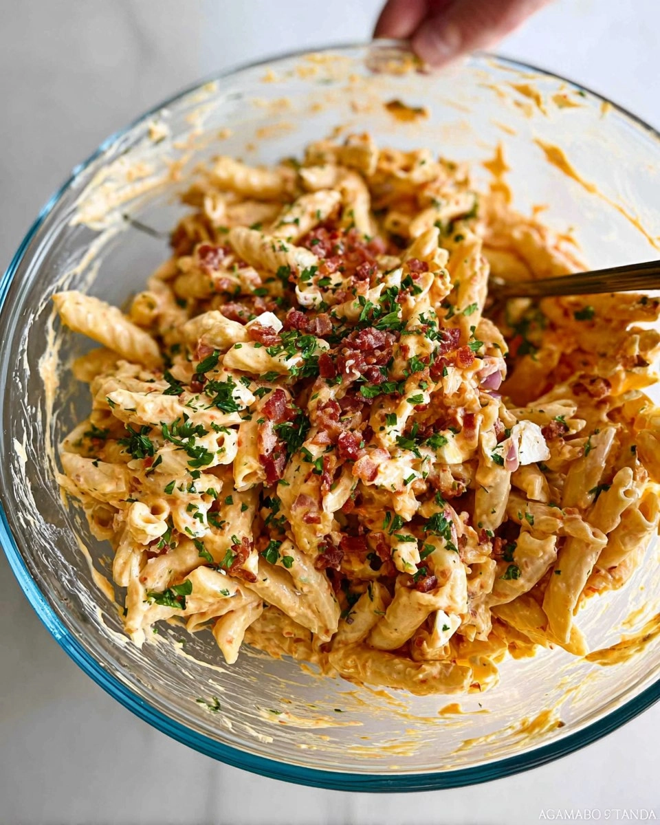 Pimento Cheese Pasta Salad