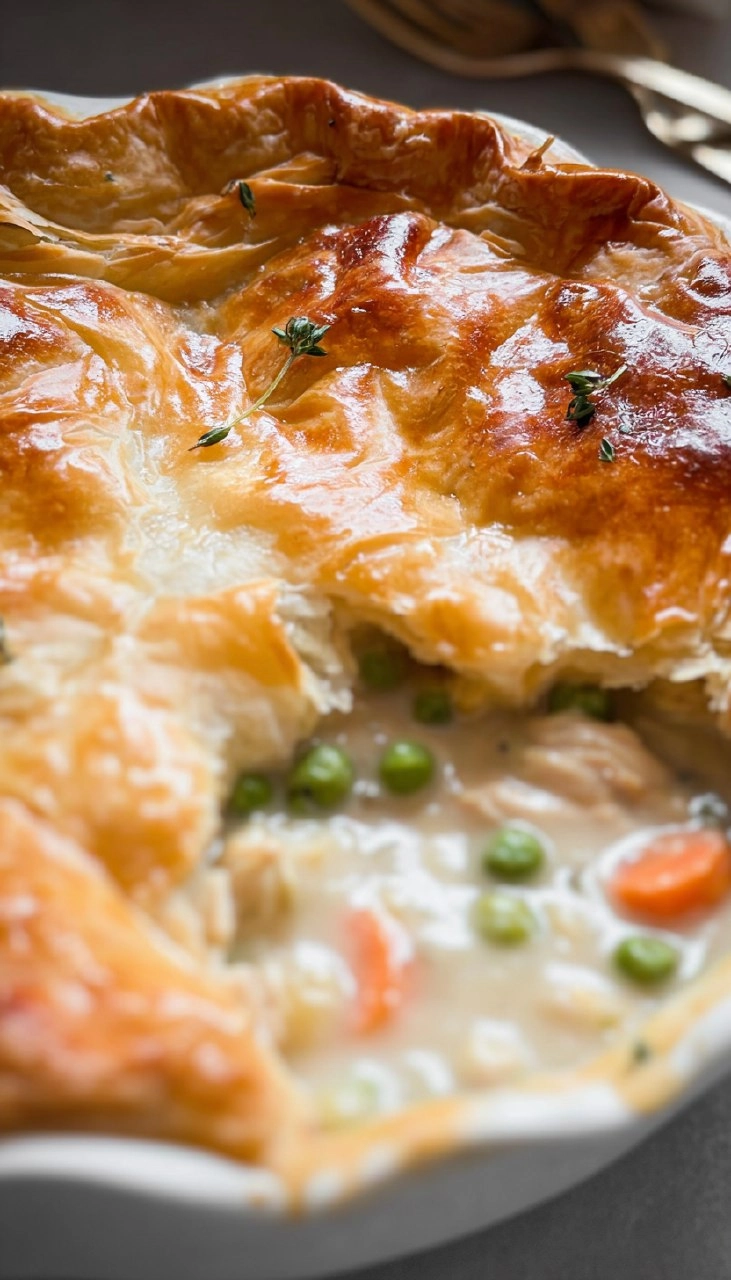 Puff Pastry Chicken Pot Pie