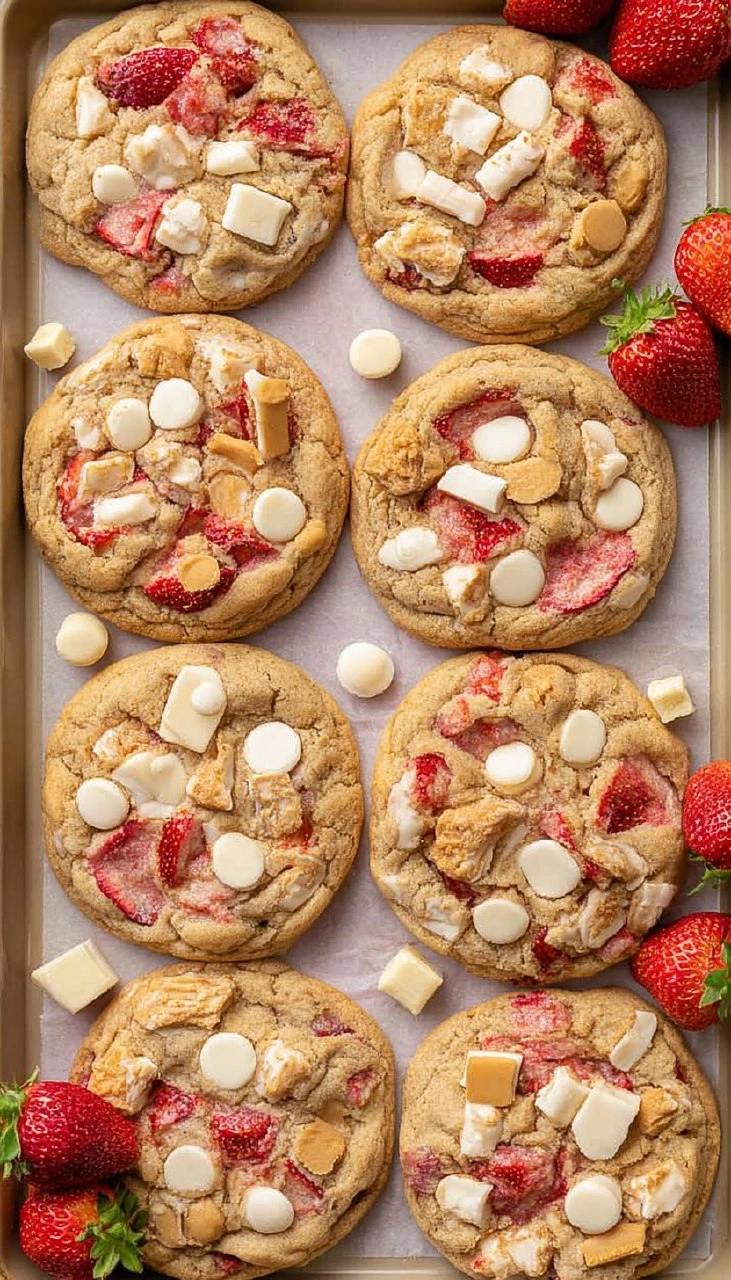 Strawberry Cheesecake Cookies