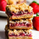 Strawberry-Crumble-Bars-Almond-Flour-Easy-Buttery-Recipe