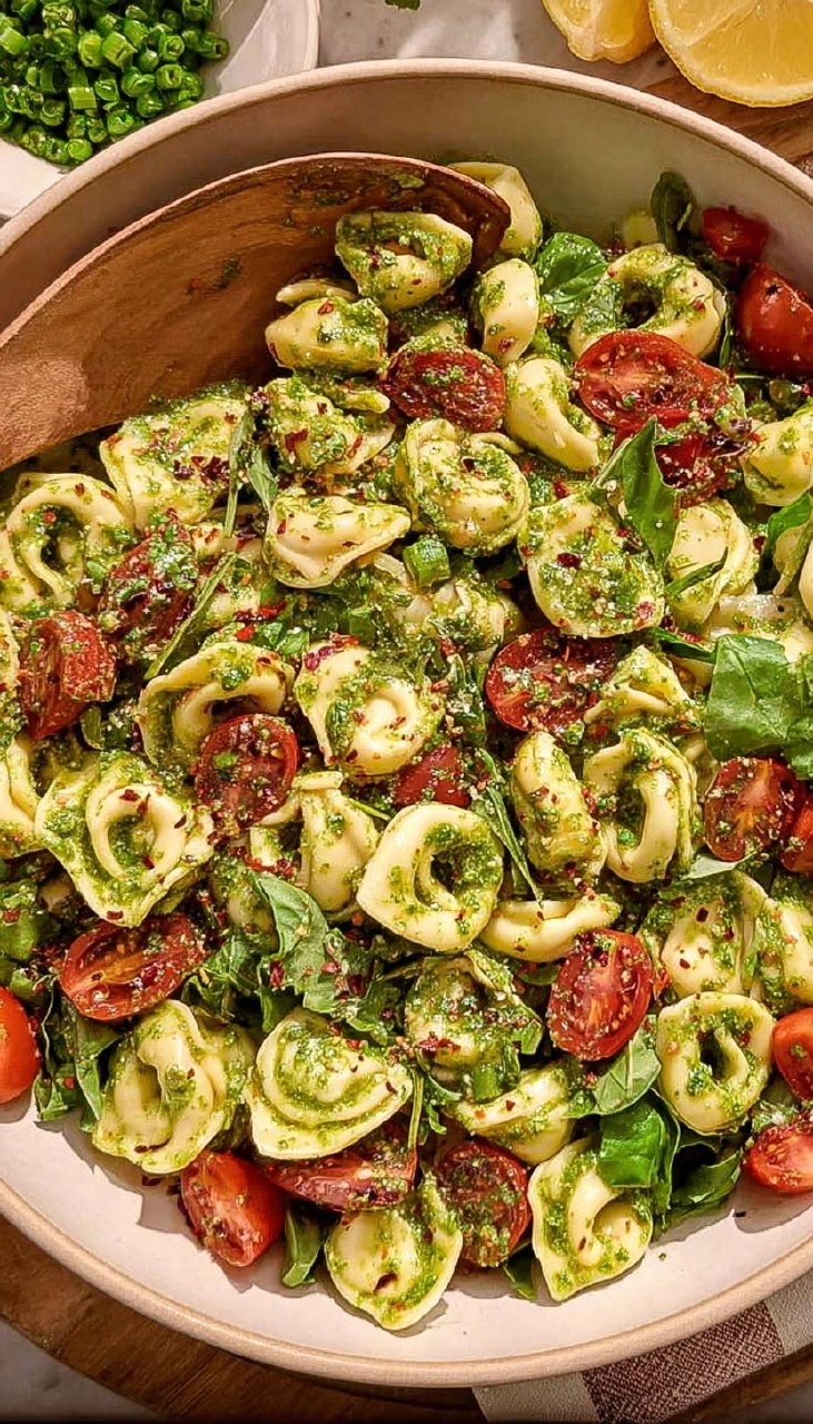 Tortellini Pesto Salad