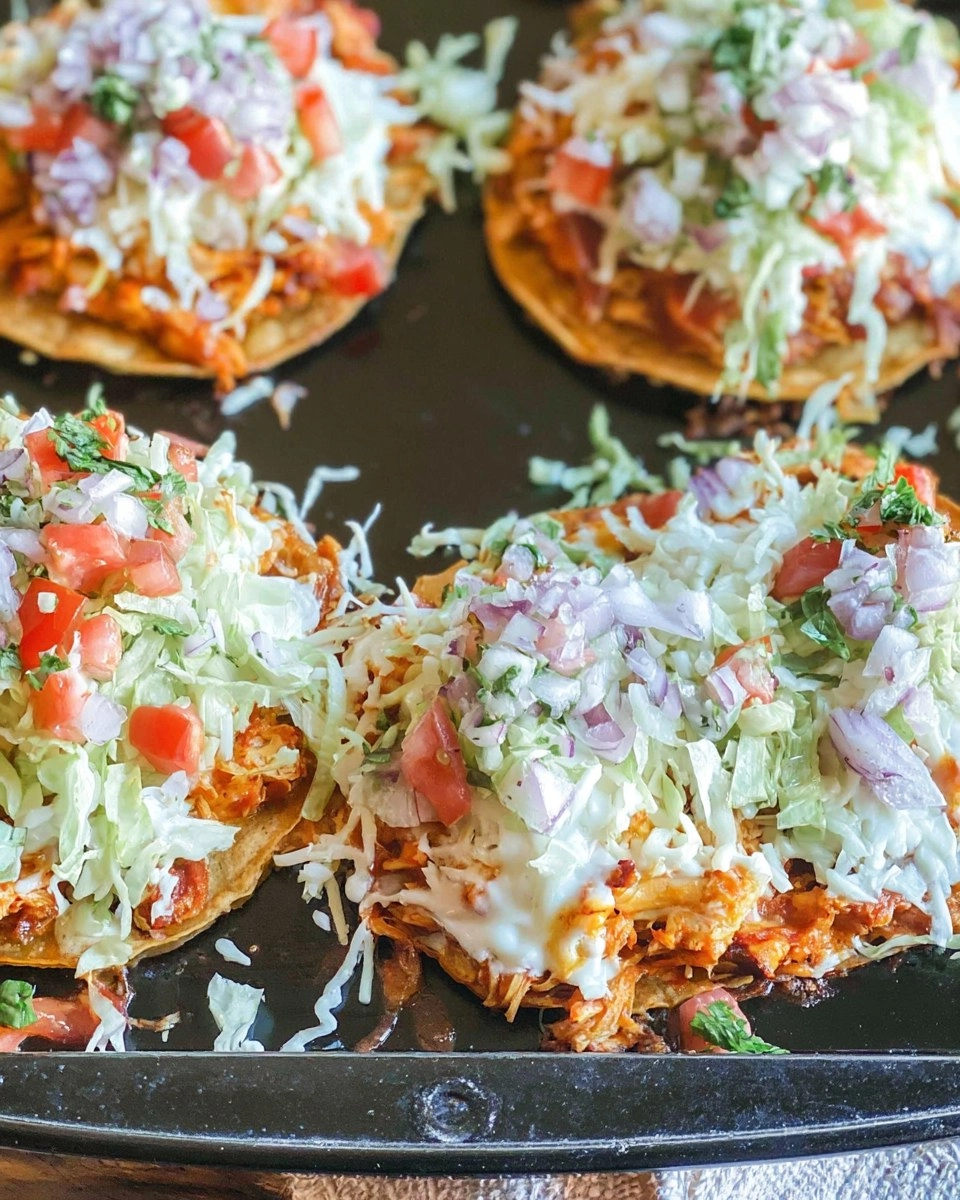 Baked Chicken Tostadas