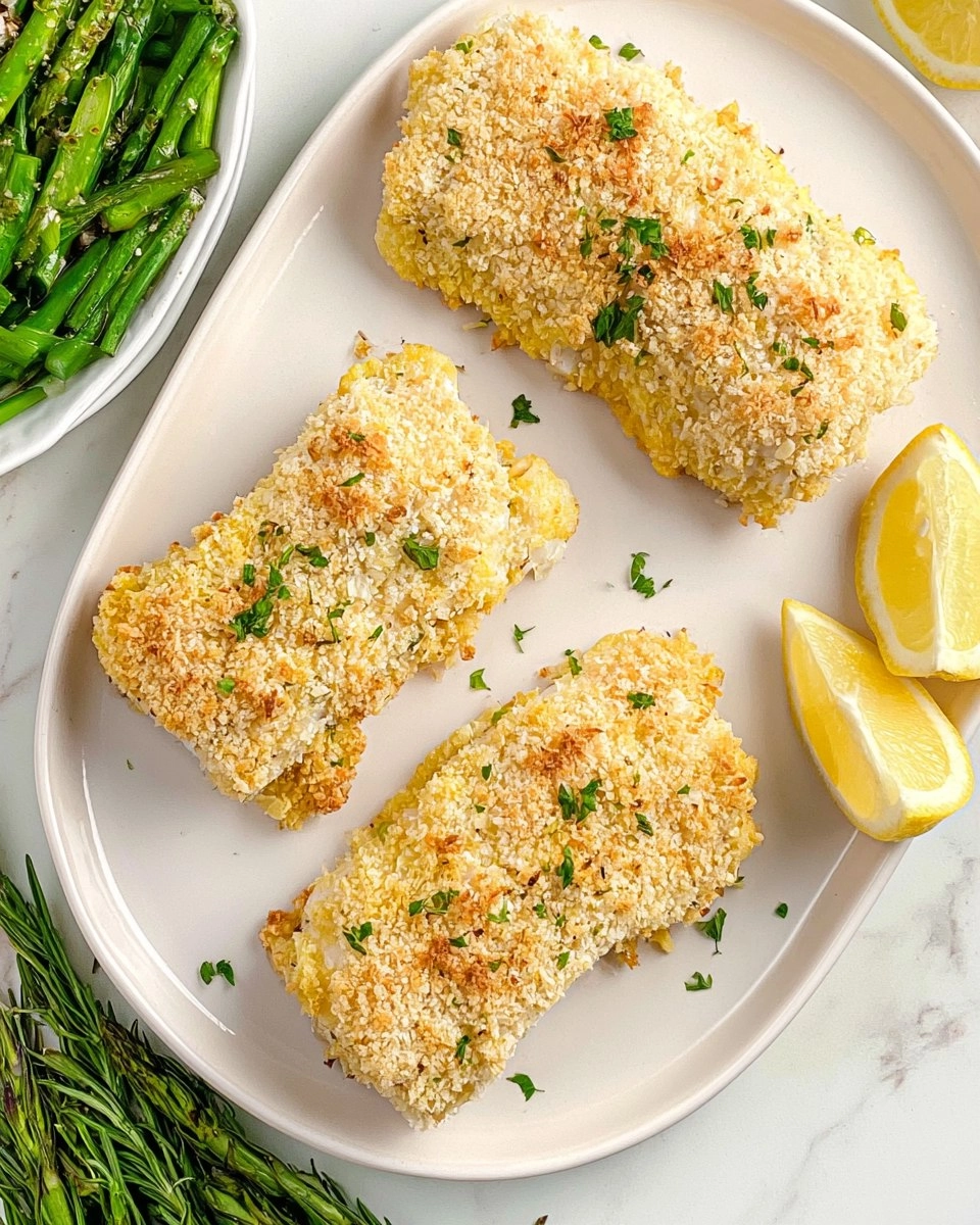 Baked Cod With Panko Bread Crumbs
