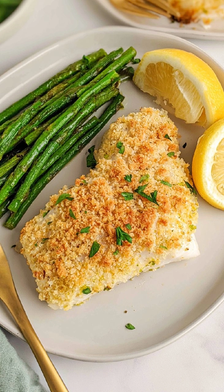 Baked Cod With Panko Bread Crumbs