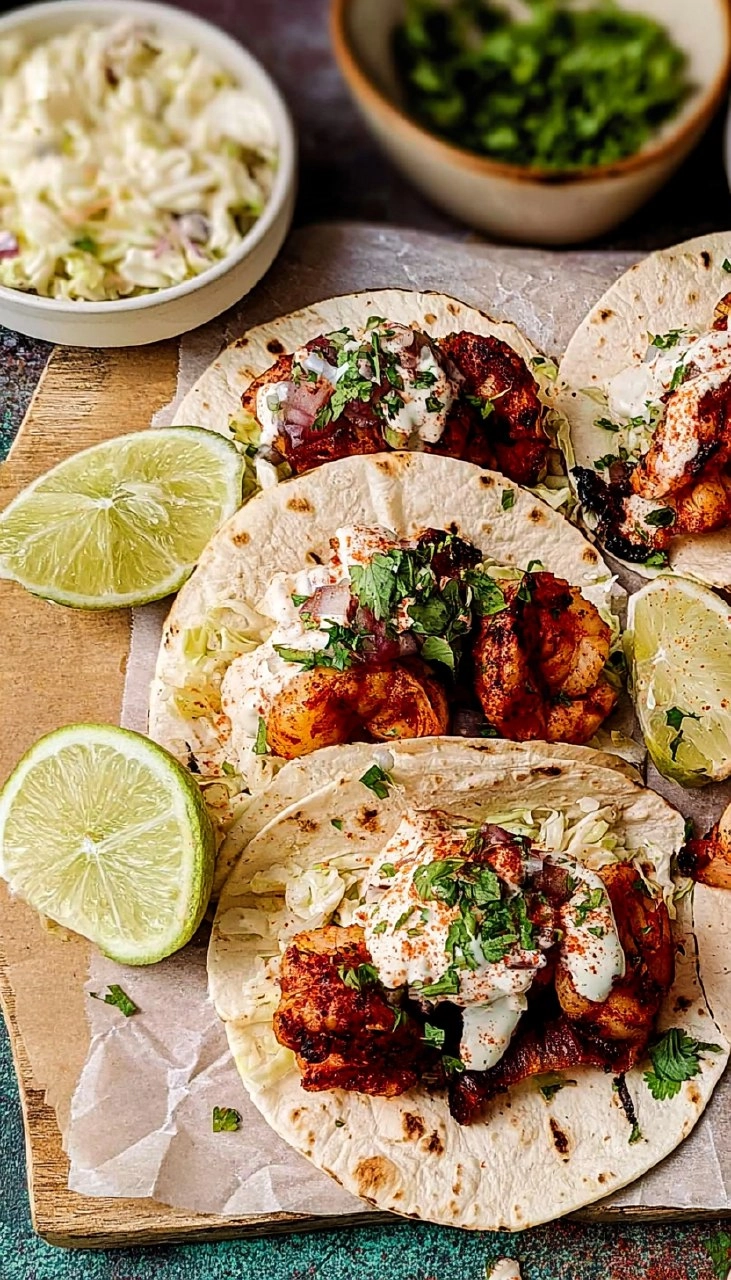 Blackened Shrimp Tacos