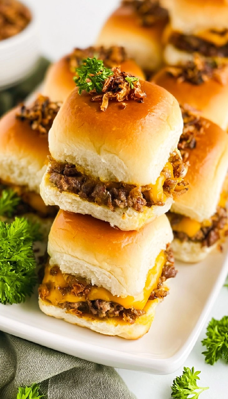 Cheeseburger Sliders | Easy Crowd-Pleasing Memorial Day Appetizer