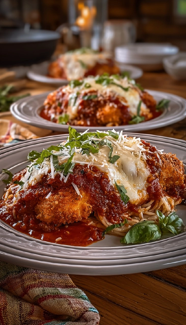 Chicken Parmesan | Crispy Baked Italian Comfort Dinner