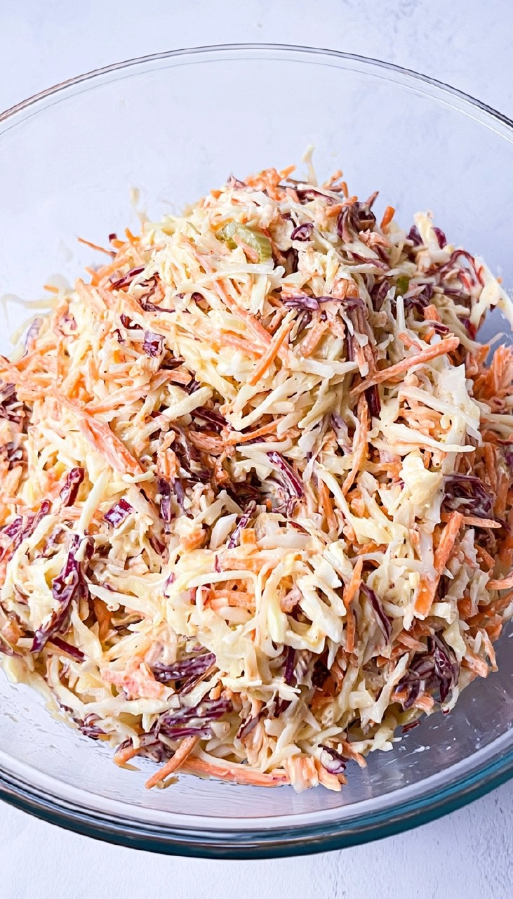 Classic Coleslaw | Creamy Crunchy BBQ Side Salad