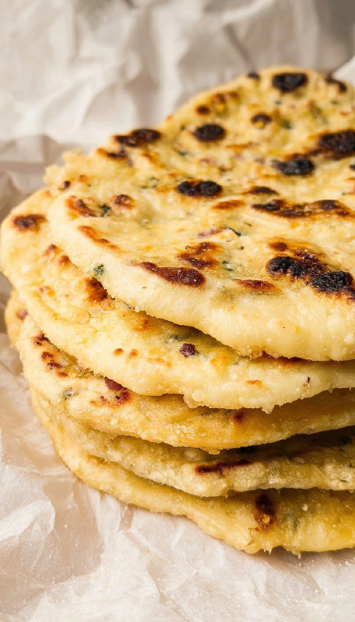 Cottage Cheese Naan Bread