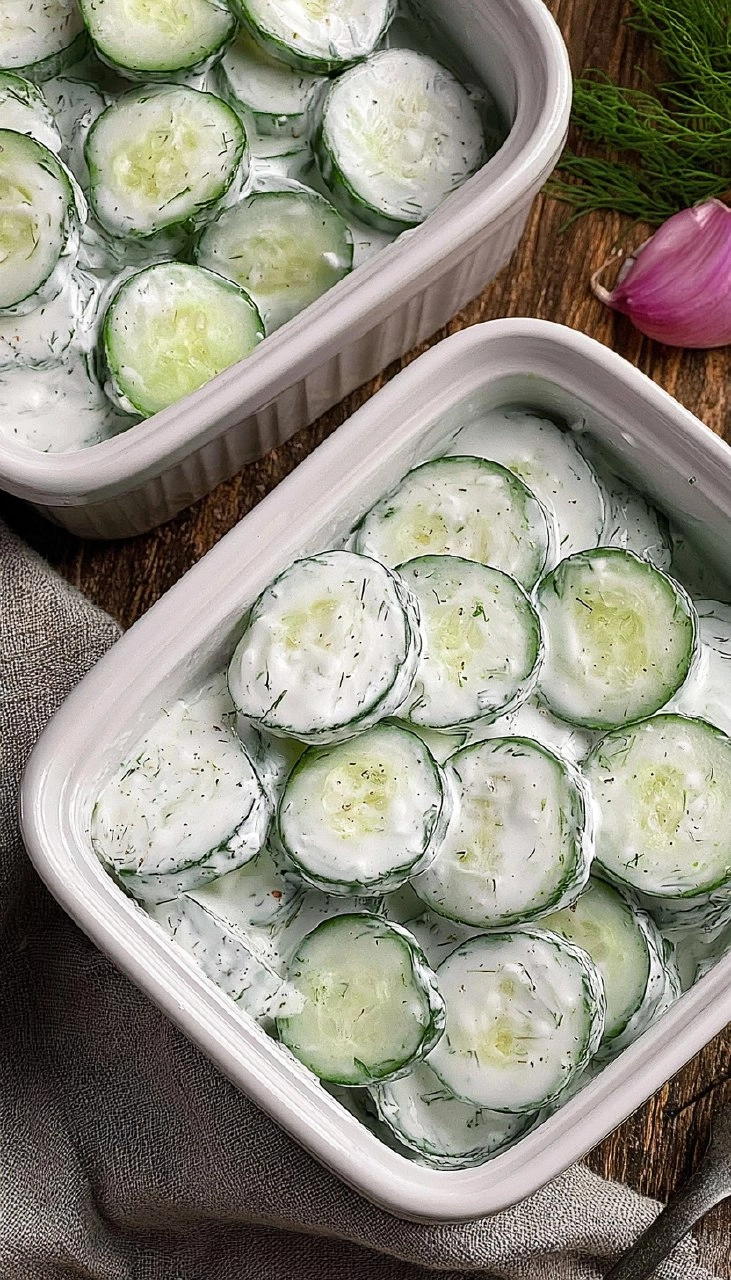 Creamy Cucumber Salad