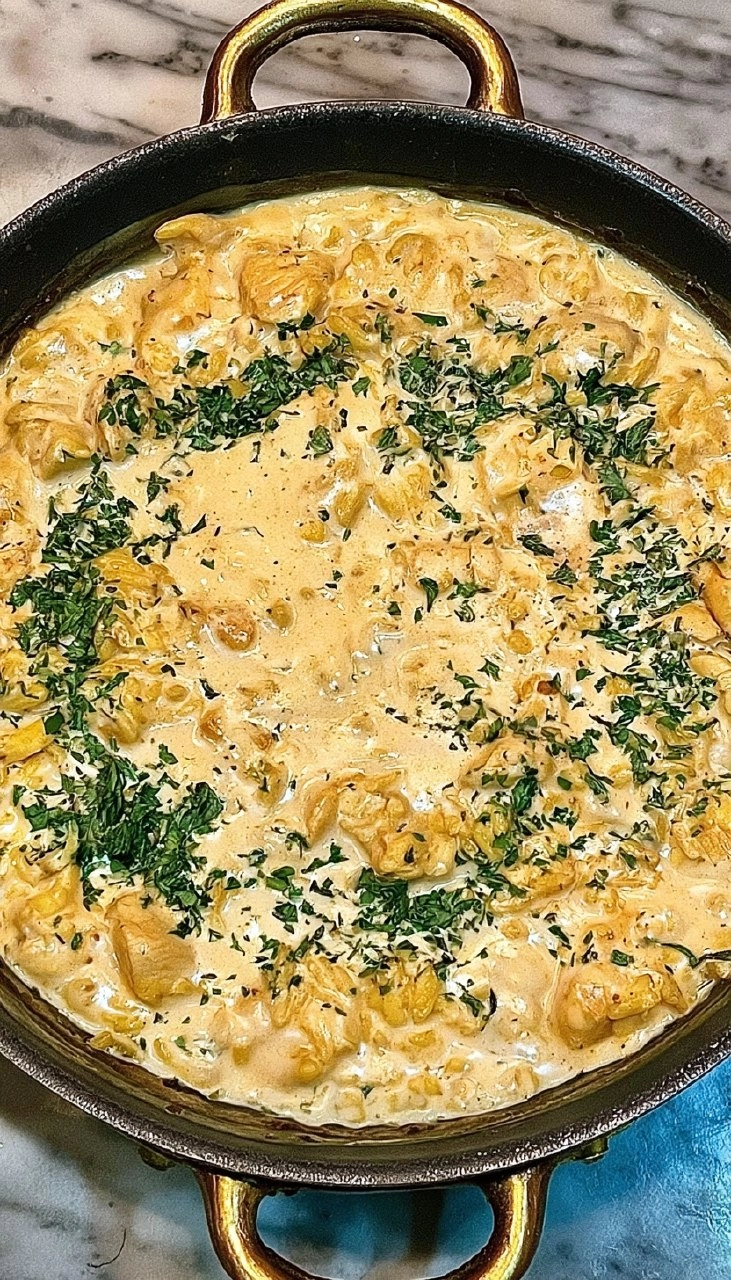 Creamy Smothered Chicken and Rice