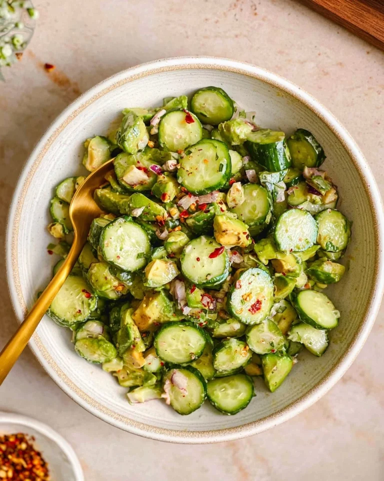 Cucumber-Avocado-Salad-Creamy-and-Ready-in-10-minutes-Recipe