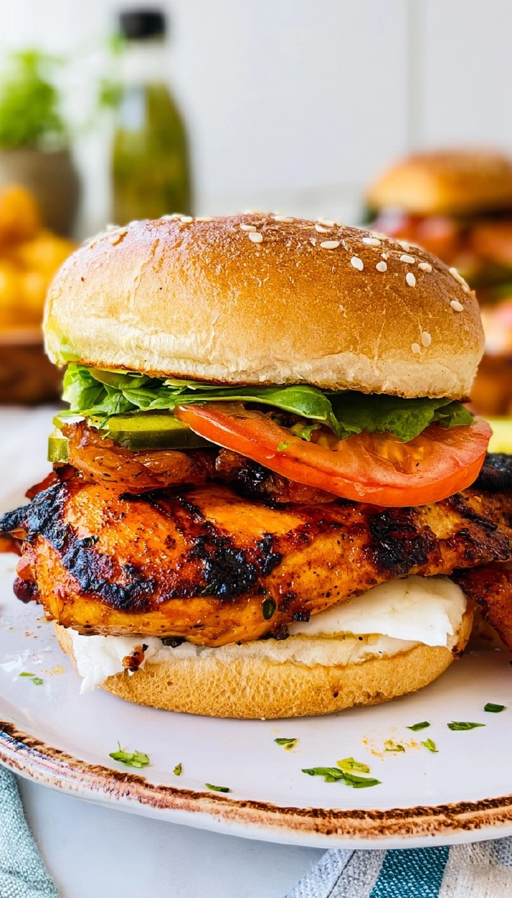 Grilled Chicken Sandwiches | Juicy Summer BBQ Lunch for a Crowd