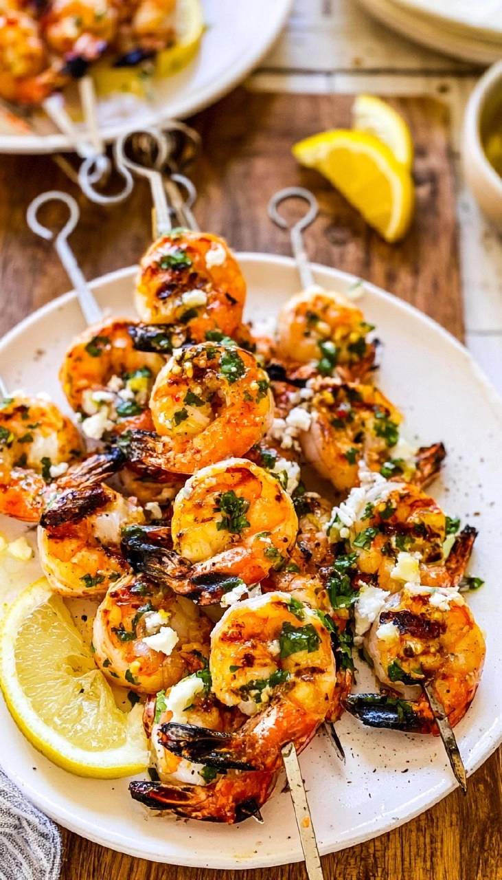 Grilled Shrimp Skewers | Easy Summer BBQ Seafood Appetizer