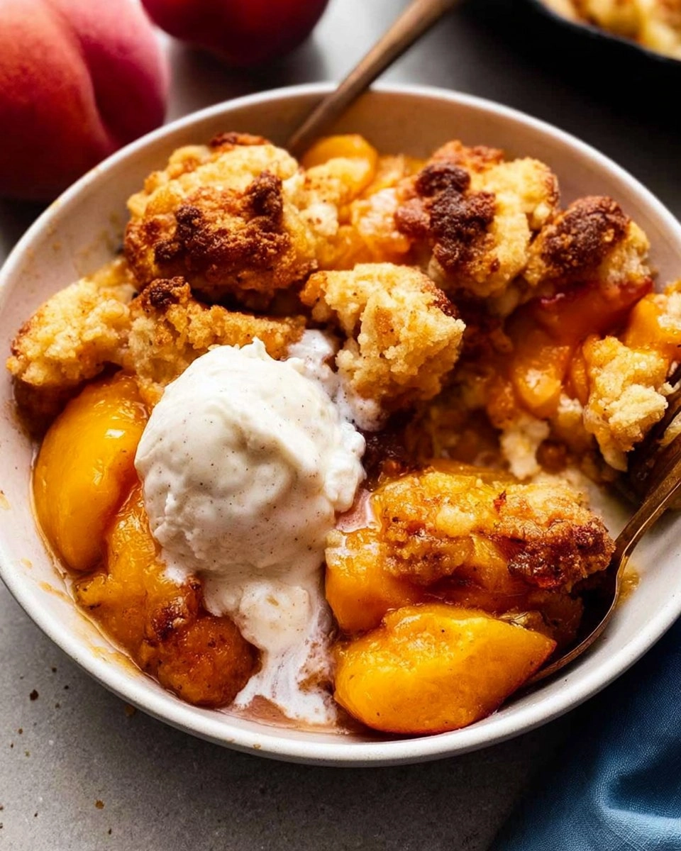Peach Cobbler | Old-Fashioned Summer Fruit Dessert