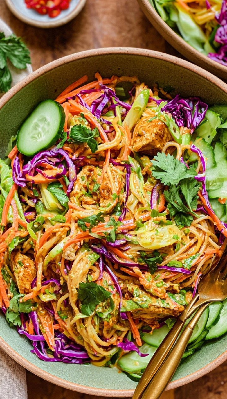 Spring Roll Noodle Salad (Great for Meal Prep!)
