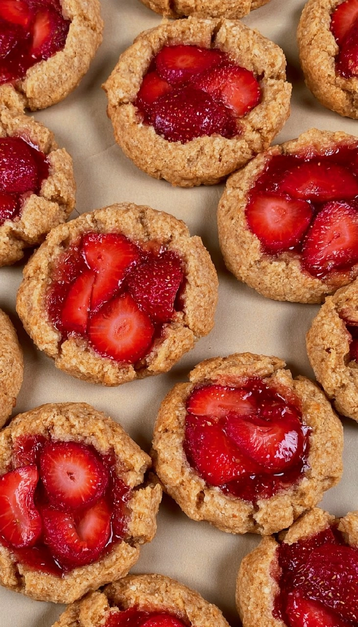 Vegan Strawberry Pie Cookies