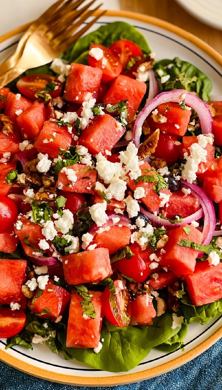 Watermelon Feta Salad | Fresh Summer Picnic Side 85 Watermelon Feta Salad | Fresh Summer Picnic Side