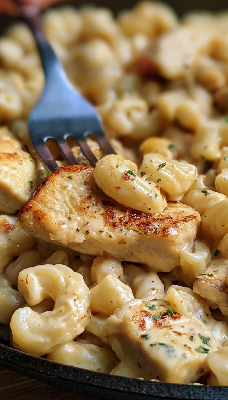 White Cheddar Ranch Chicken Pasta