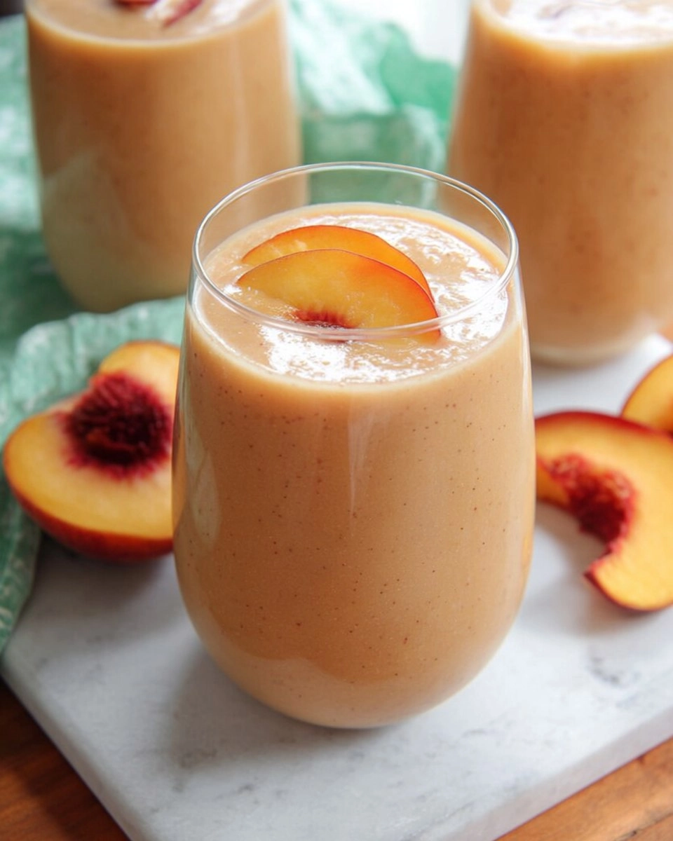 5-Minute Peach Smoothie
