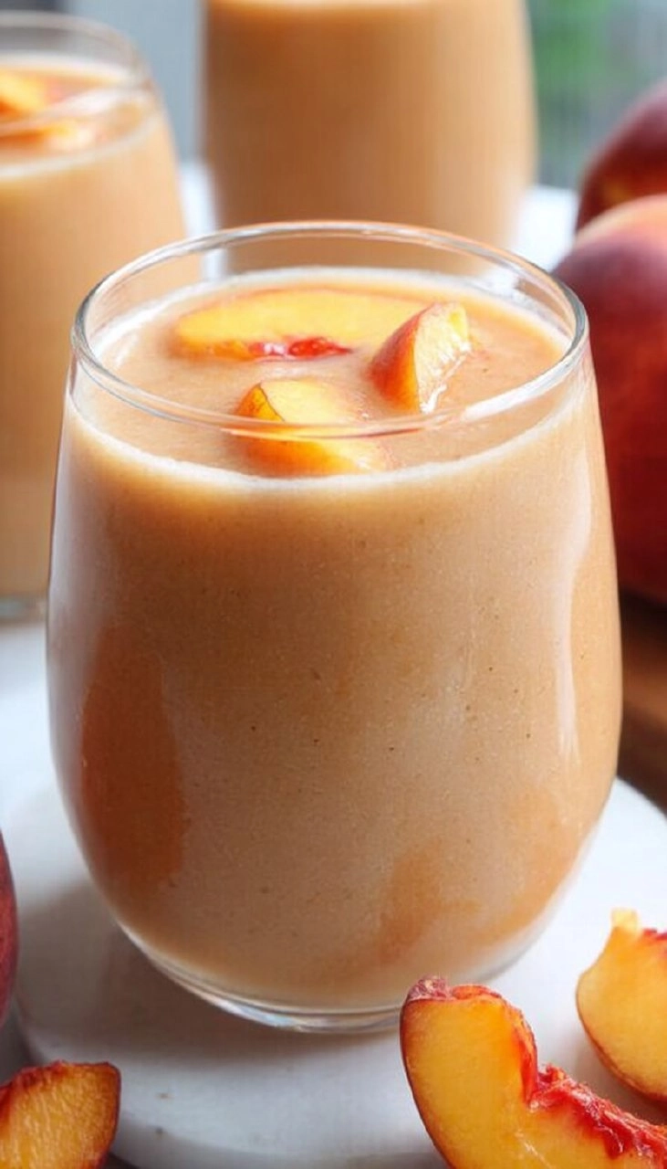 5-Minute Peach Smoothie