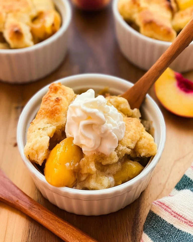 Air-Fryer-Mini-Peach-Cobbler-Recipe