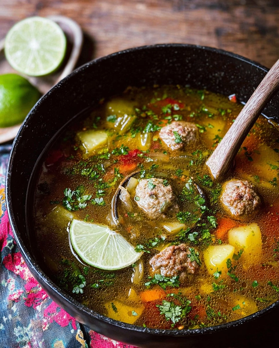 Albondigas: Mexican Meatball Soup