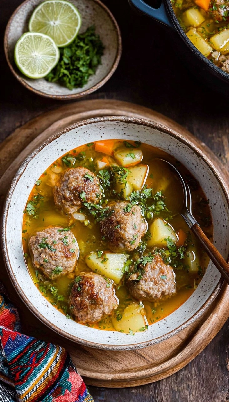 Albondigas: Mexican Meatball Soup