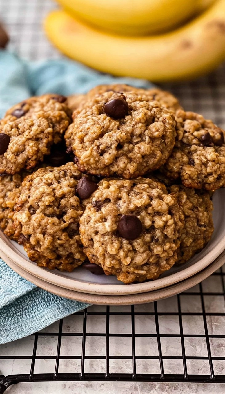 Banana Oatmeal Cookies 110 Banana Oatmeal Cookies