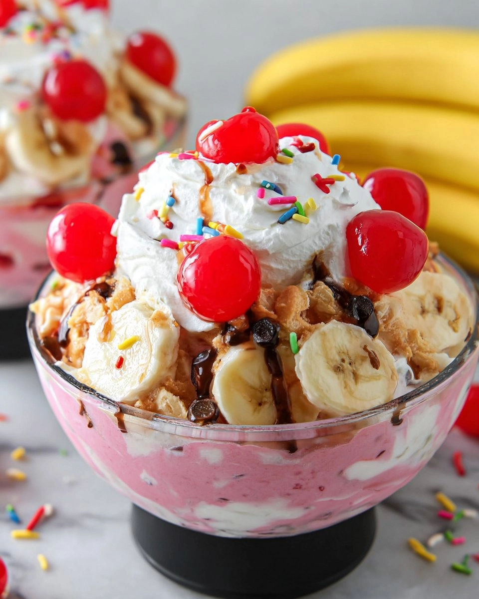 Banana Split Fluff Salad