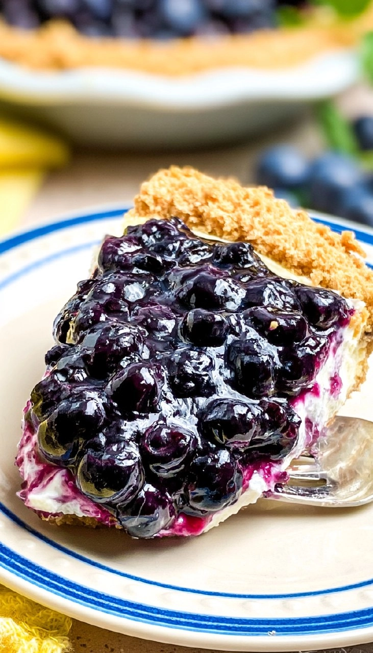 Blueberry Cream Cheese Pie (No-Bake) 130 Blueberry Cream Cheese Pie (No-Bake)