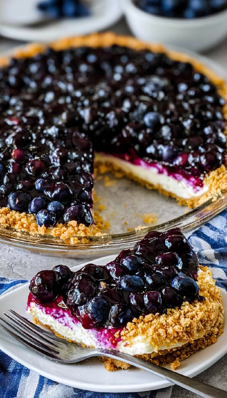 Blueberry Cream Cheese Pie