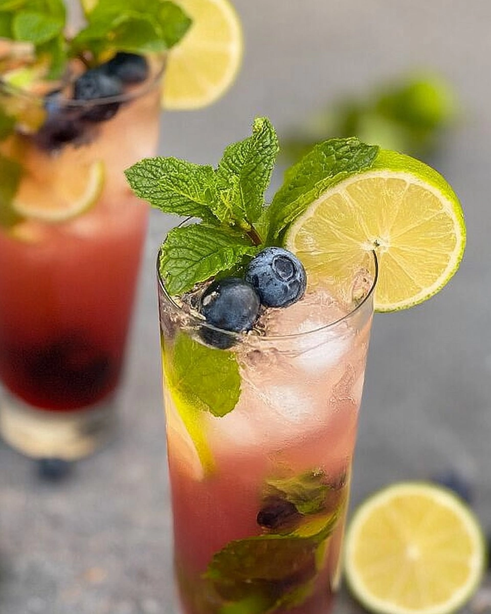 Blueberry Mojitos 74 Blueberry Mojitos